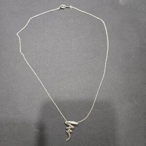 Silver Initial Necklace